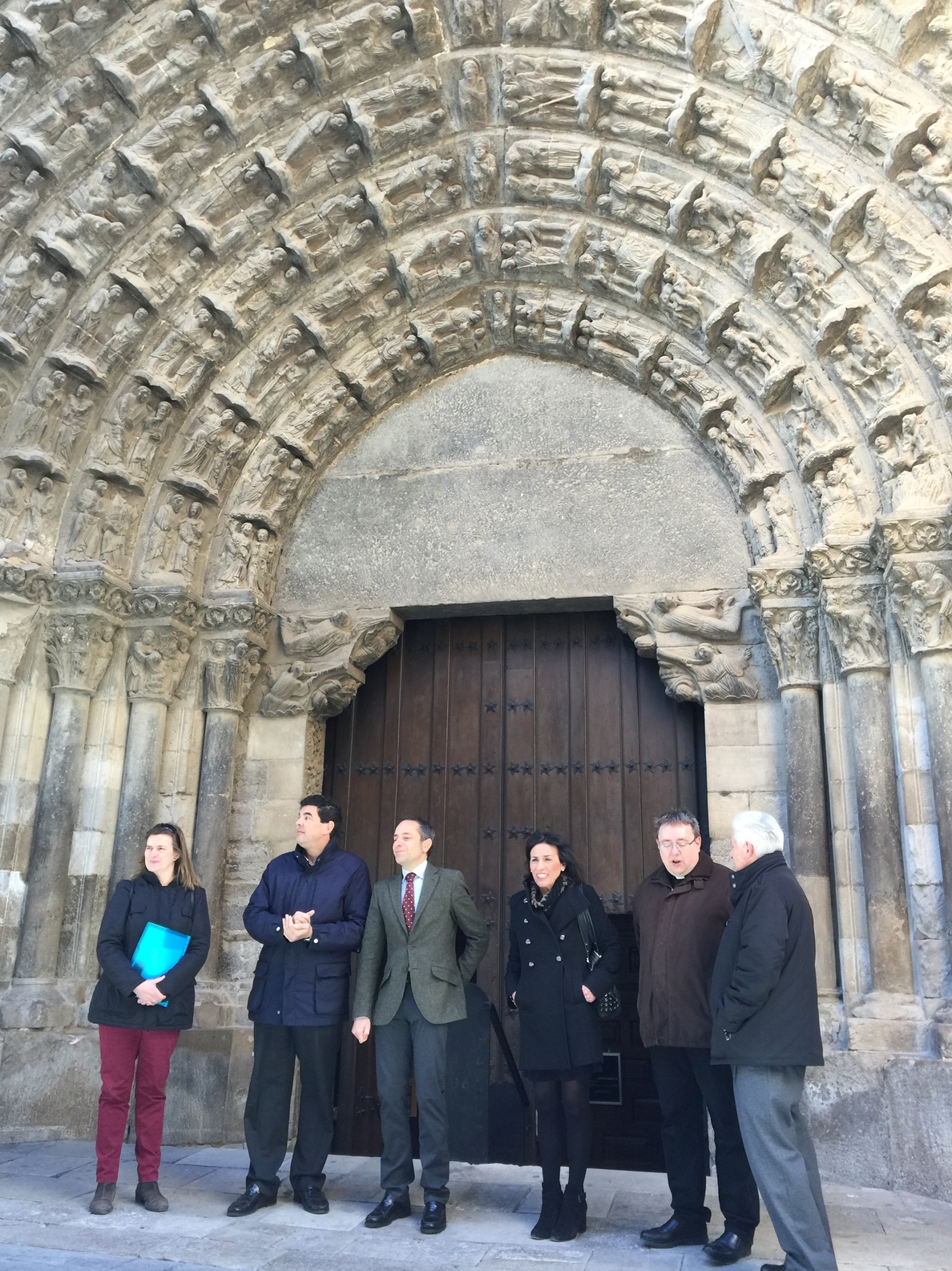 El Gobierno foral restaurará la Puerta del Juicio de la Catedral de Tudela (Navarra)