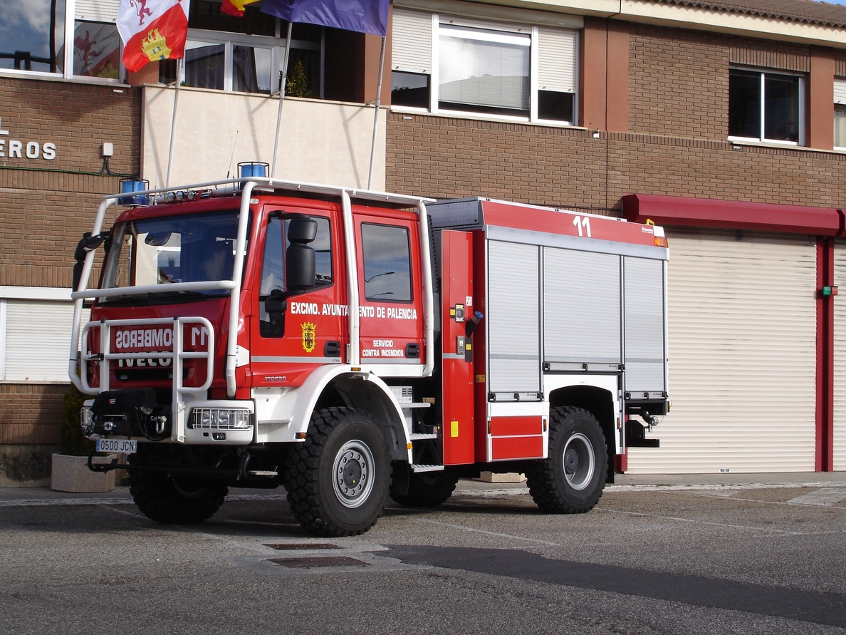 Iveco Magirus entrega un camión a los bomberos de Palencia
