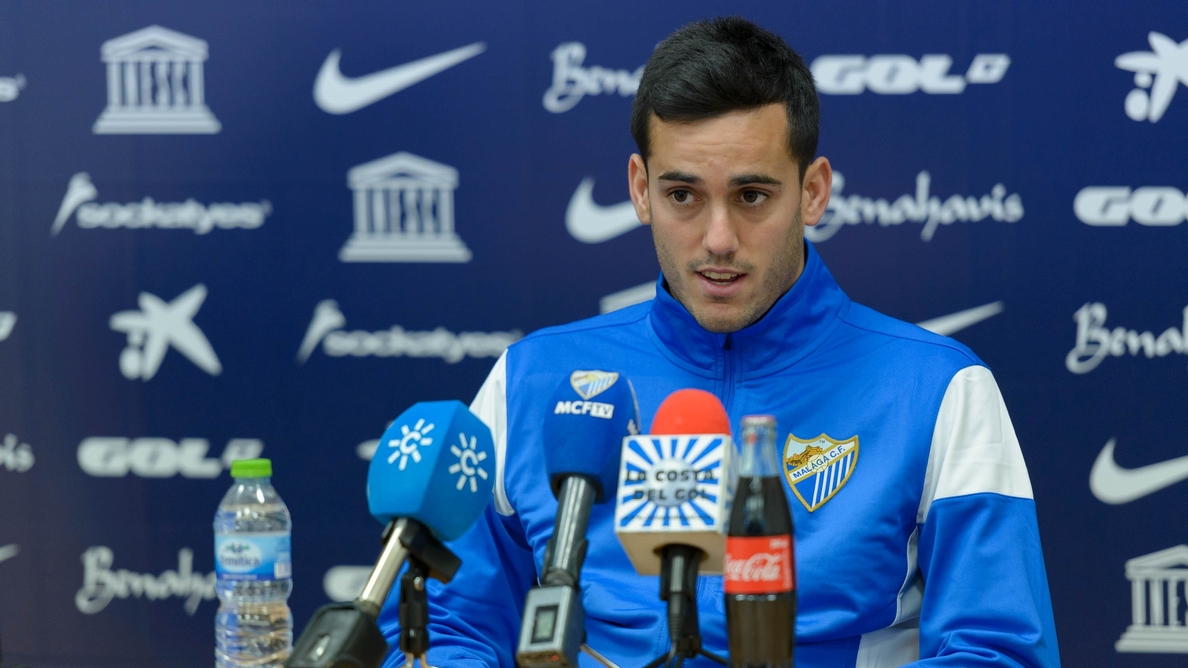 Juanmi (Málaga): «Ojalá gane el Barcelona la Copa, por si quedamos séptimos poder jugar Europa»