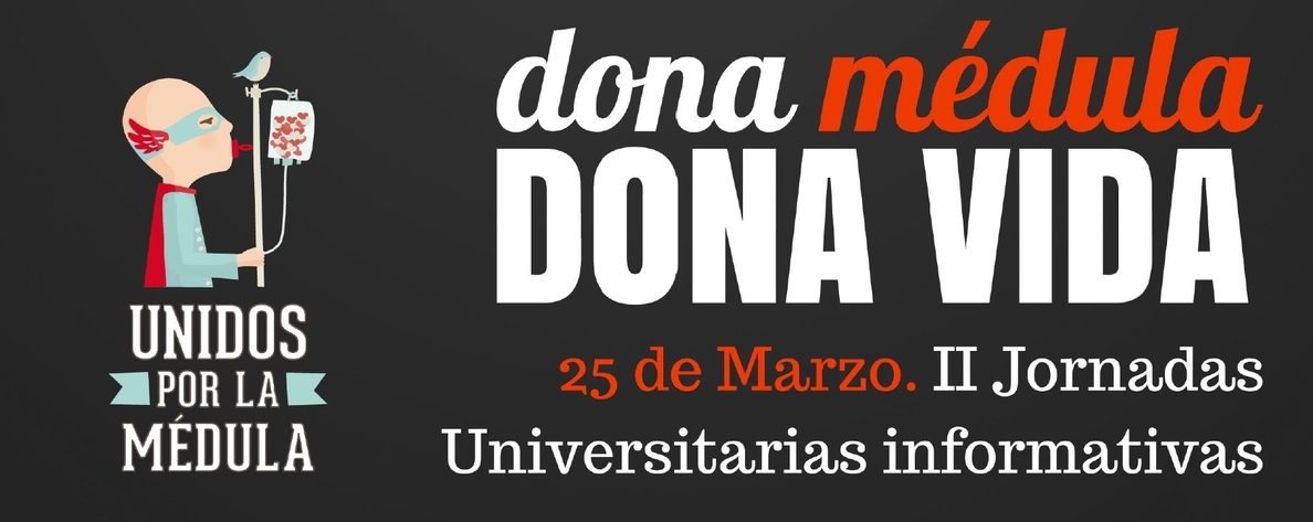 Unidos por la Médula y CREUP organizan mañana una jornada informativa sobre donación en universidades españolas