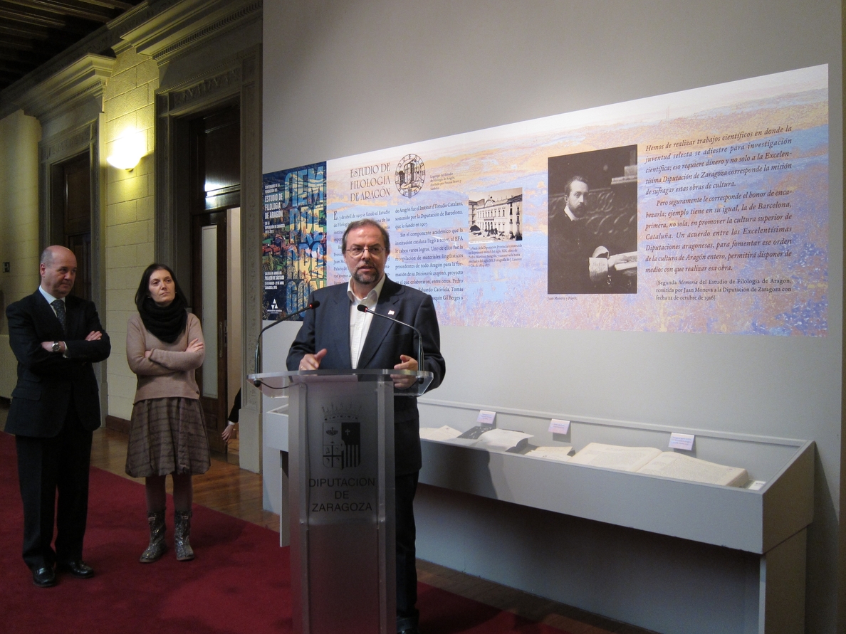 Una exposición recuerda el centenario del Estudio de Filología de Aragón
