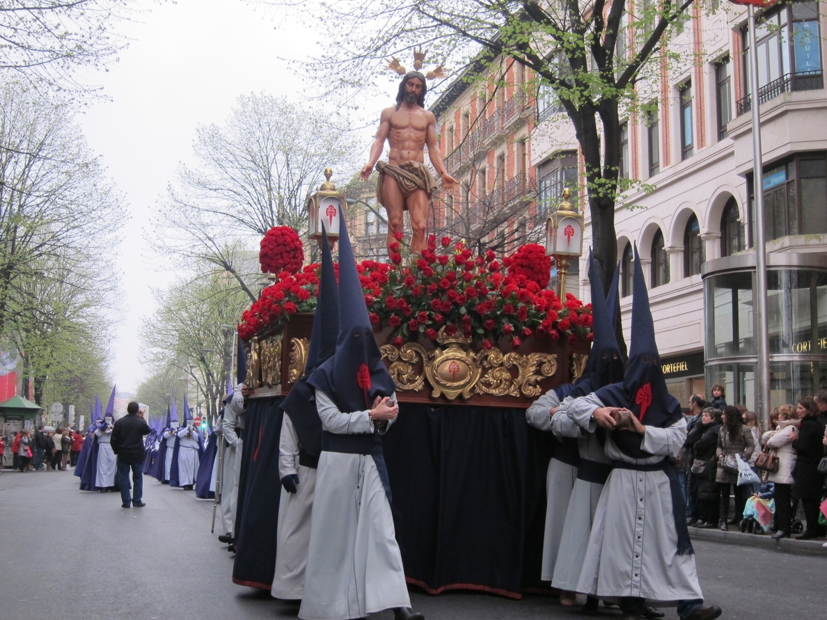 La Procesión de la Virgen de los Dolores iniciará este viernes la Semana Santa bilbaína de 2015