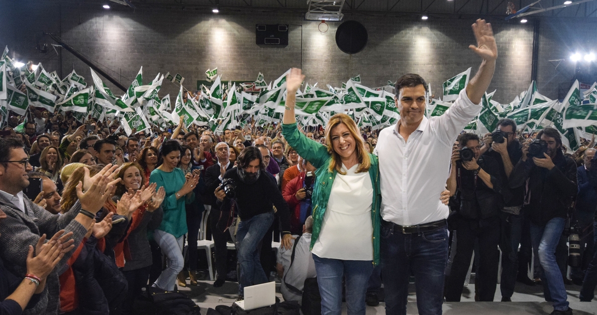El PSOE aprueba listas y programas en el primer Comité Federal con Pedro Sánchez y Susana Díaz