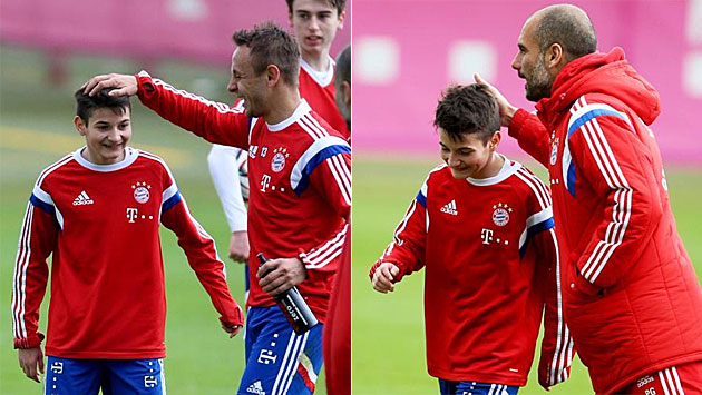 Un niño de 15 años entrena con el Bayern Múnich de Guardiola