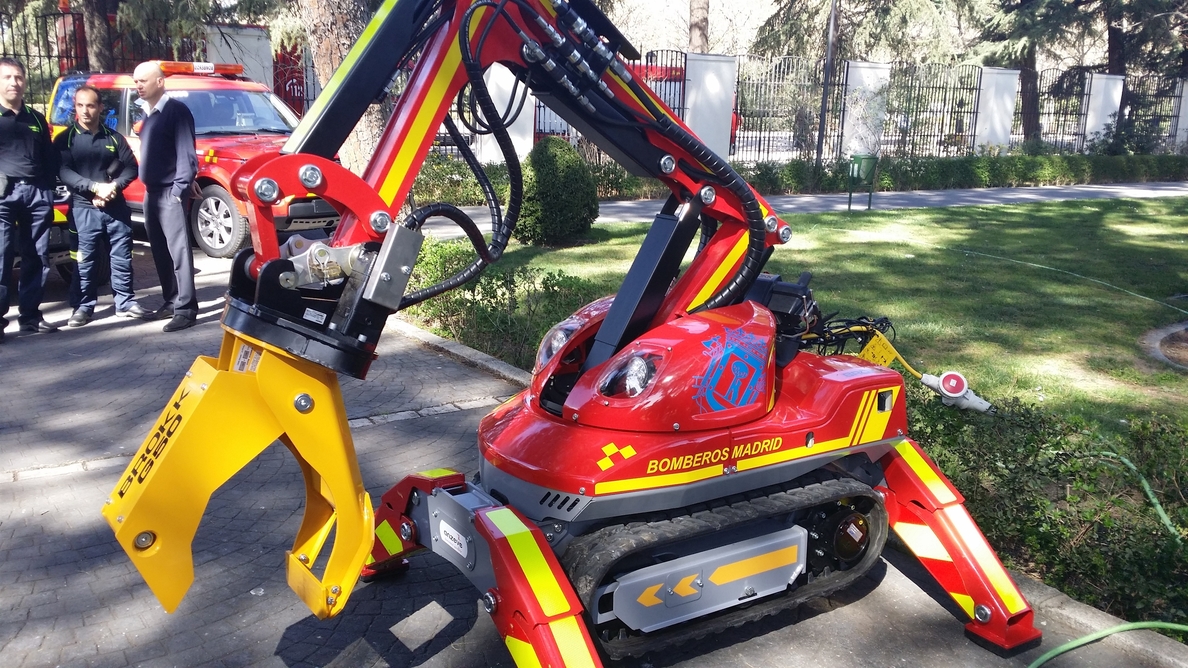Los Bomberos de Madrid contarán con un robot de demolición que ayudará en las tareas de rescate de víctimas