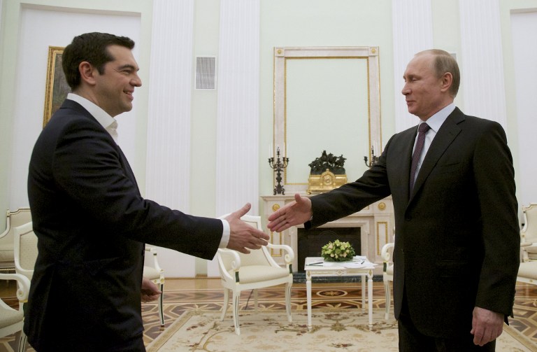 Putin anuncia inversiones en Grecia y Tsipras pide que paran las sanciones  a Moscú