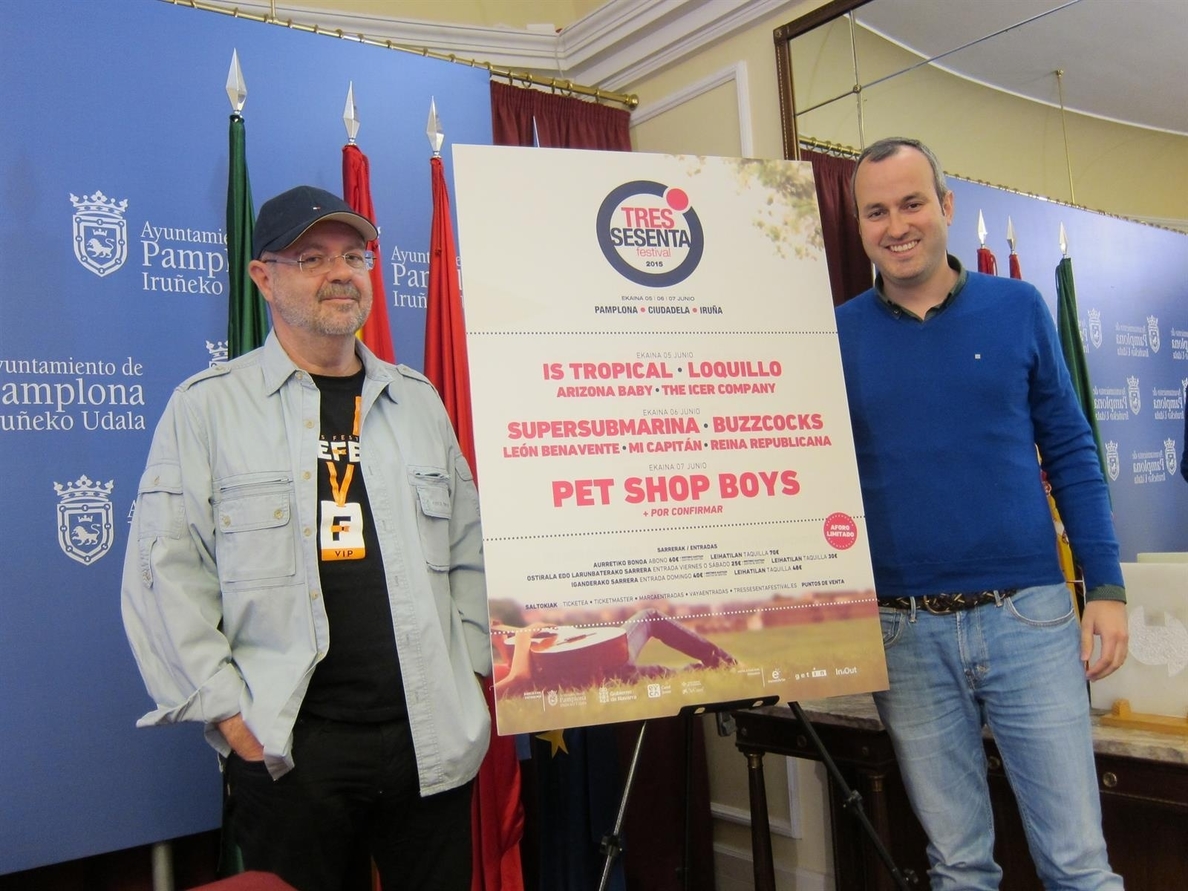 Pet Shop Boys cerrarán el Festival Tres Sesenta de Pamplona