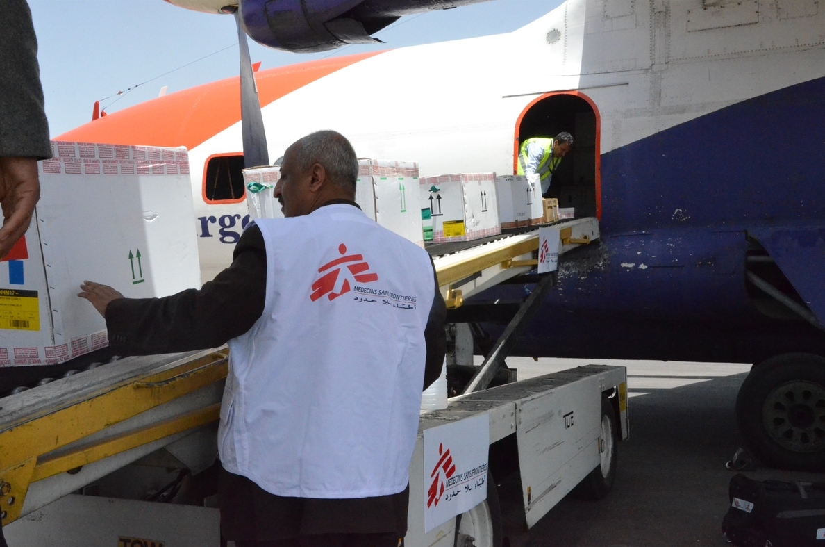 La OMS entrega 17 toneladas de medicinas y suministros médicos en Saná