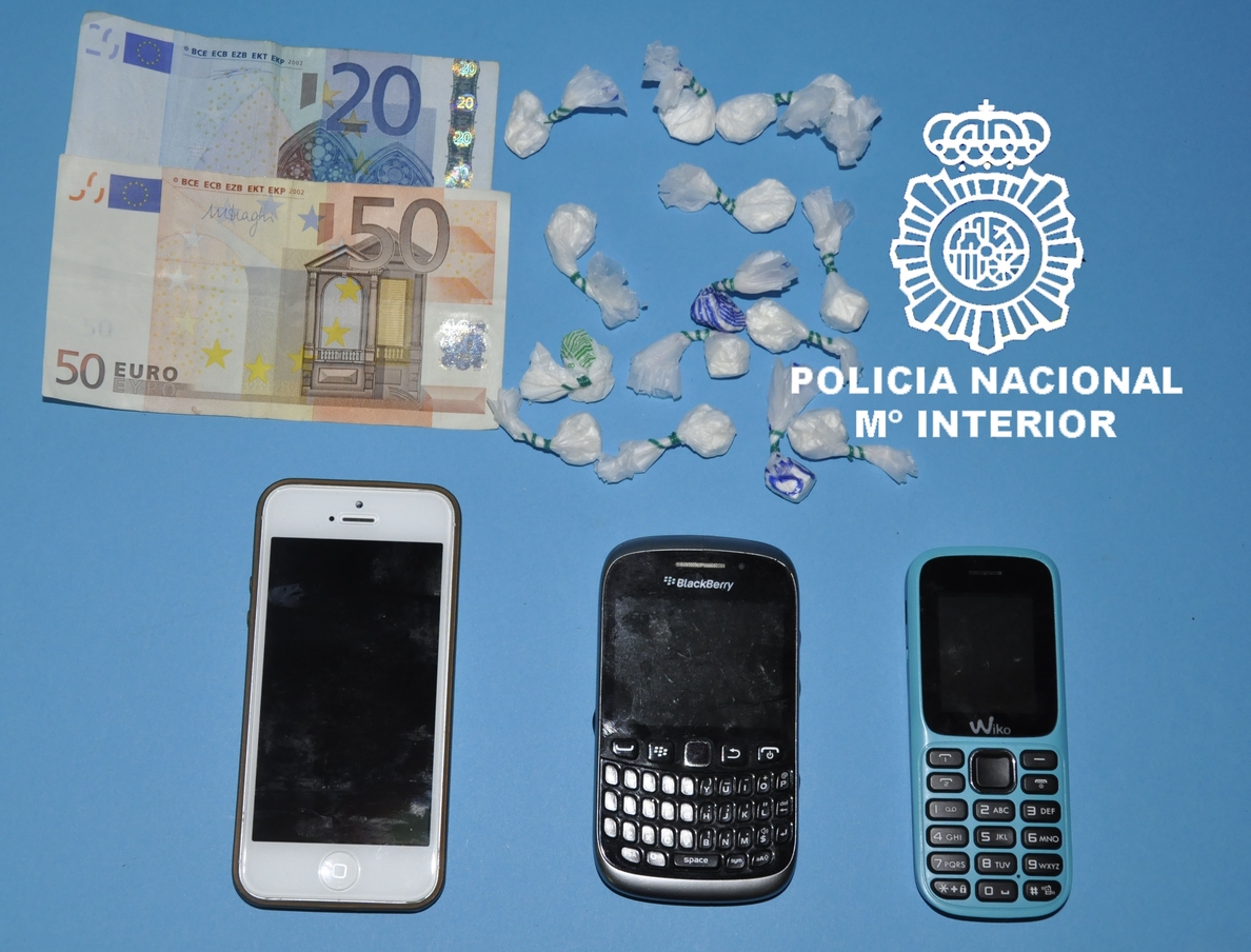 Detenido en Burgos un hombre de 30 años al intentar vender droga en un punto considerado de venta