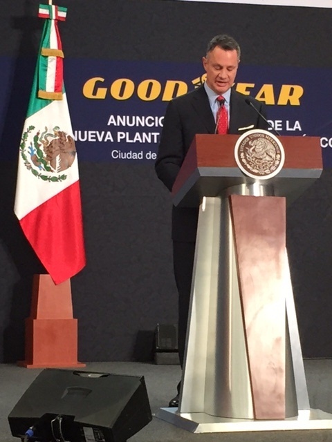 Goodyear invertirá cerca de 500 millones en México