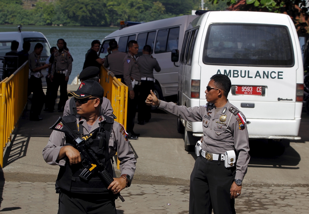 Indonesia ya tiene «listo» el pelotón de fusilamiento para los nueve condenados