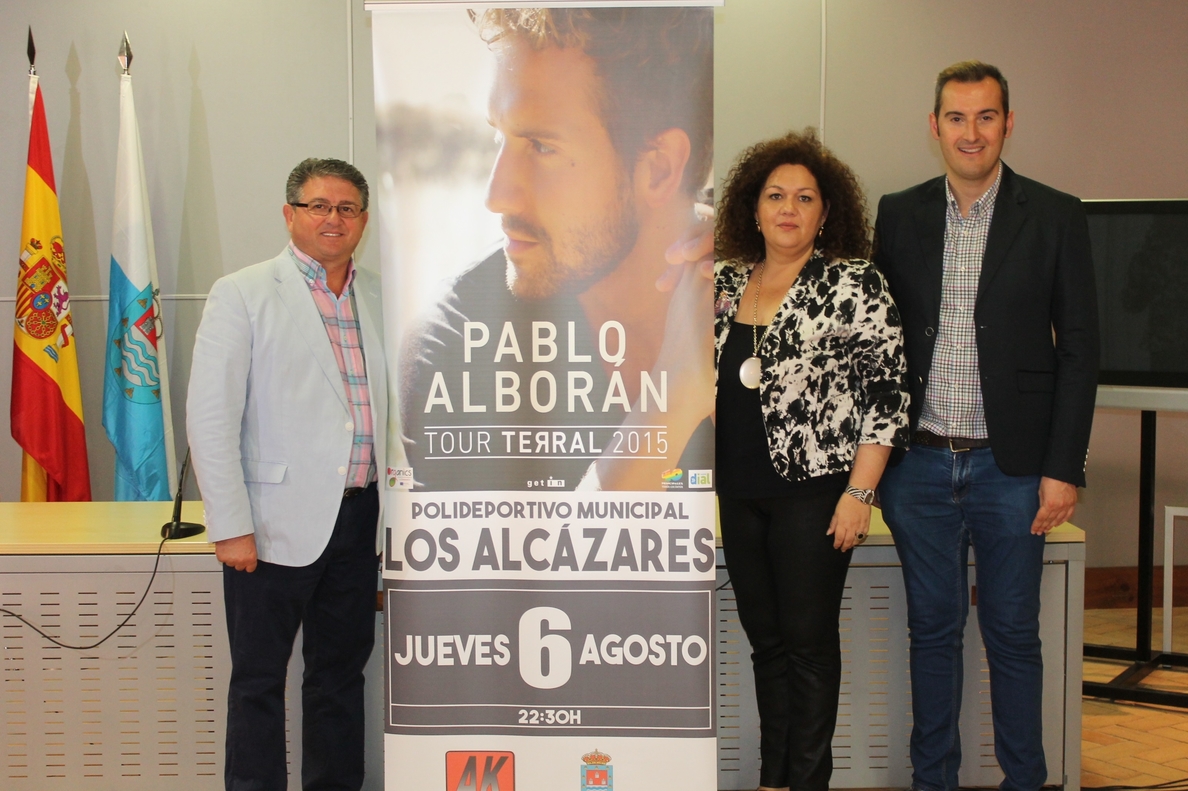 A la venta las entradas para el concierto de Pablo Alborán en Los Alcázares