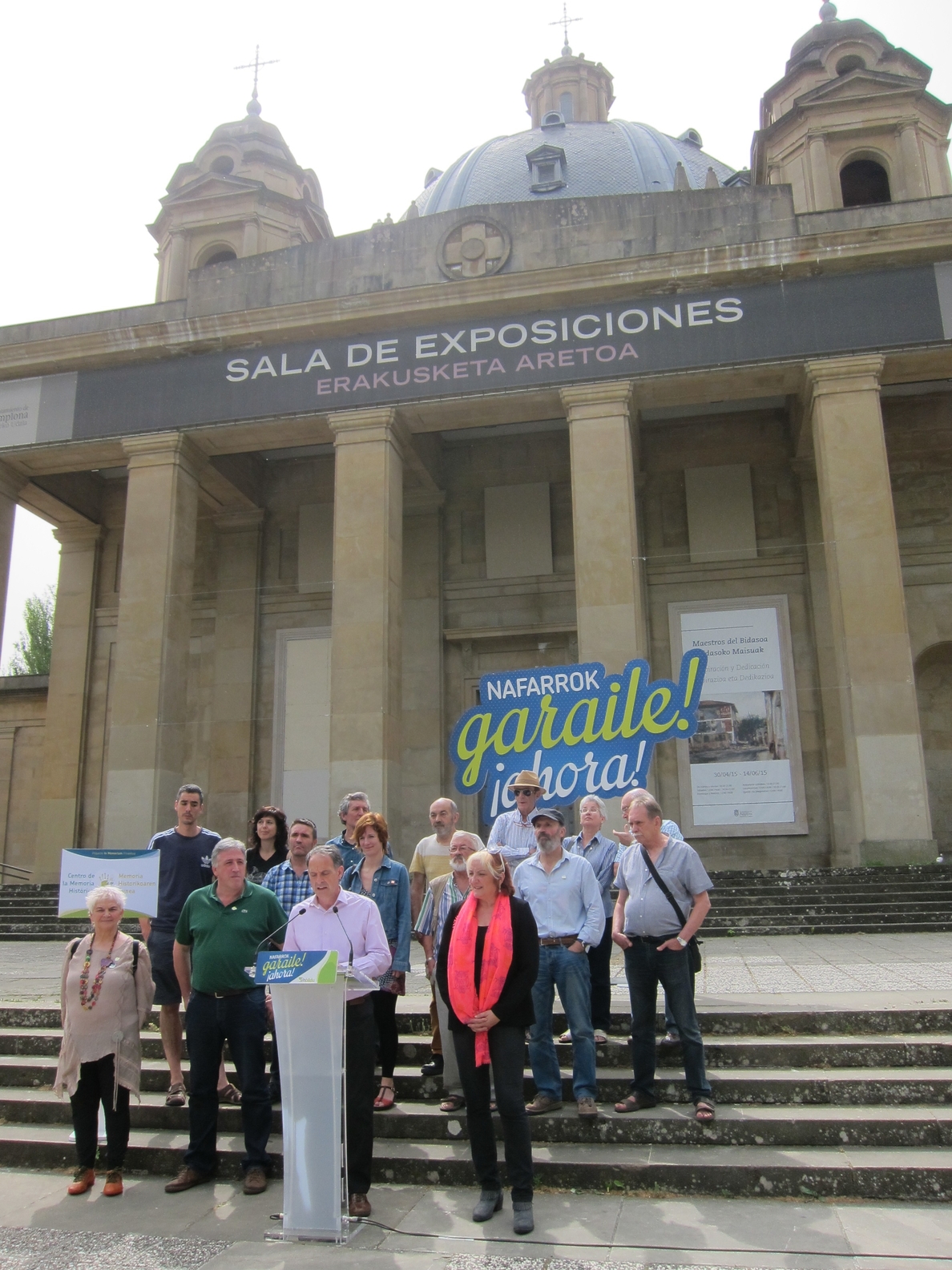EH Bildu propone que el Monumento a los Caídos de Pamplona sea «un centro para trabajar en favor de la memoria»