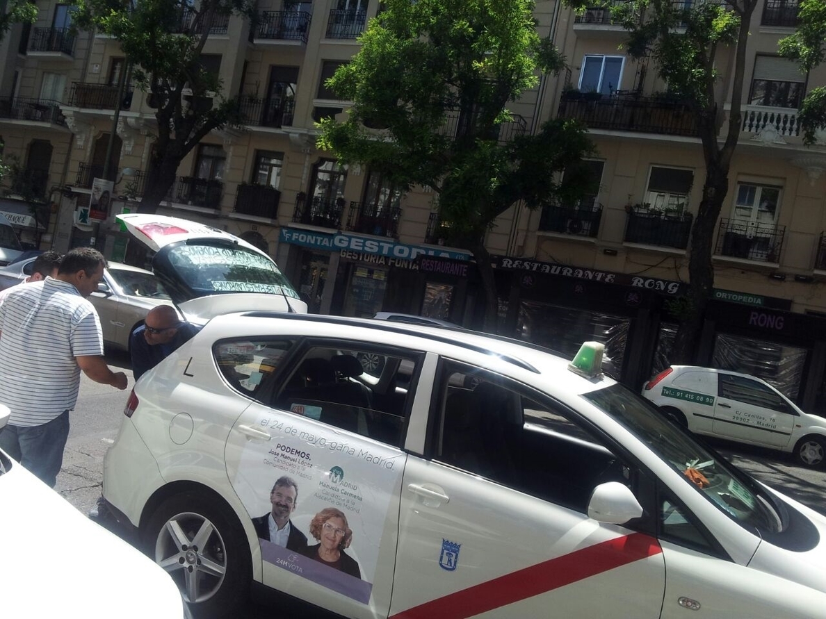 Candidato de Podemos a la Comunidad de Madrid propone integrar al taxi en la red pública de transportes