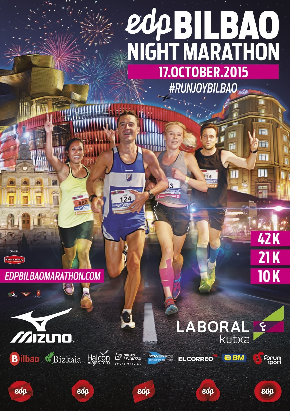EDP será el patrocinador oficial del EDP Bilbao Night Marathon