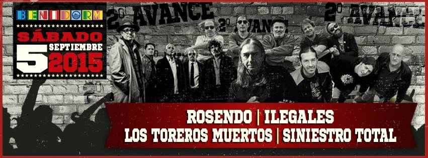 Rosendo, Kiko Veneno y Siniestro Total participarán en el Iberia Festival de Benidorm