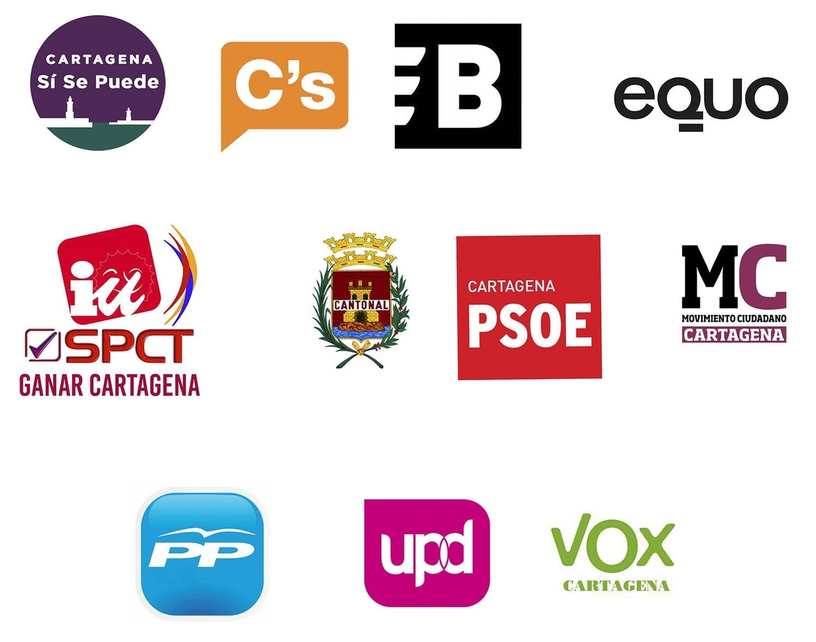 Un total de 11 candidaturas, tres menos que en 2011, aspiran a gobernar Cartagena