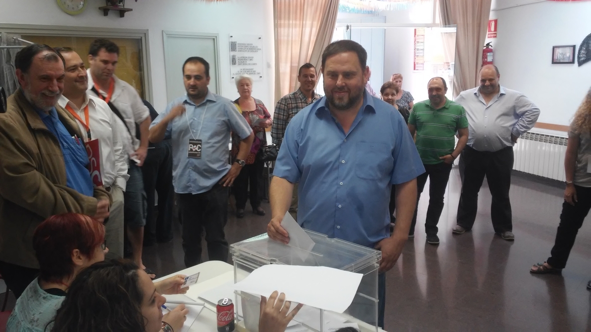 En Sant Vicenç dels Horts, Junqueras obtiene la mayoría de votos y supera al PSC