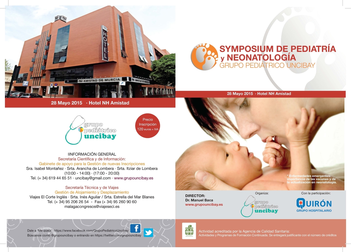 Hospital Quirón Murcia y Torrevieja Organizan el I Simposium de pediatría y neonatología
