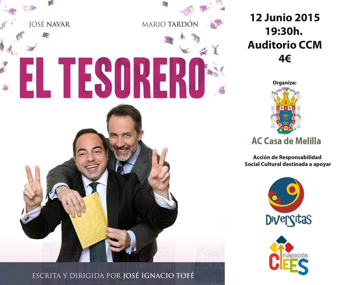 La obra »El tesorero», basada en el »caso Bárcenas», se representará en Toledo el 12 de junio