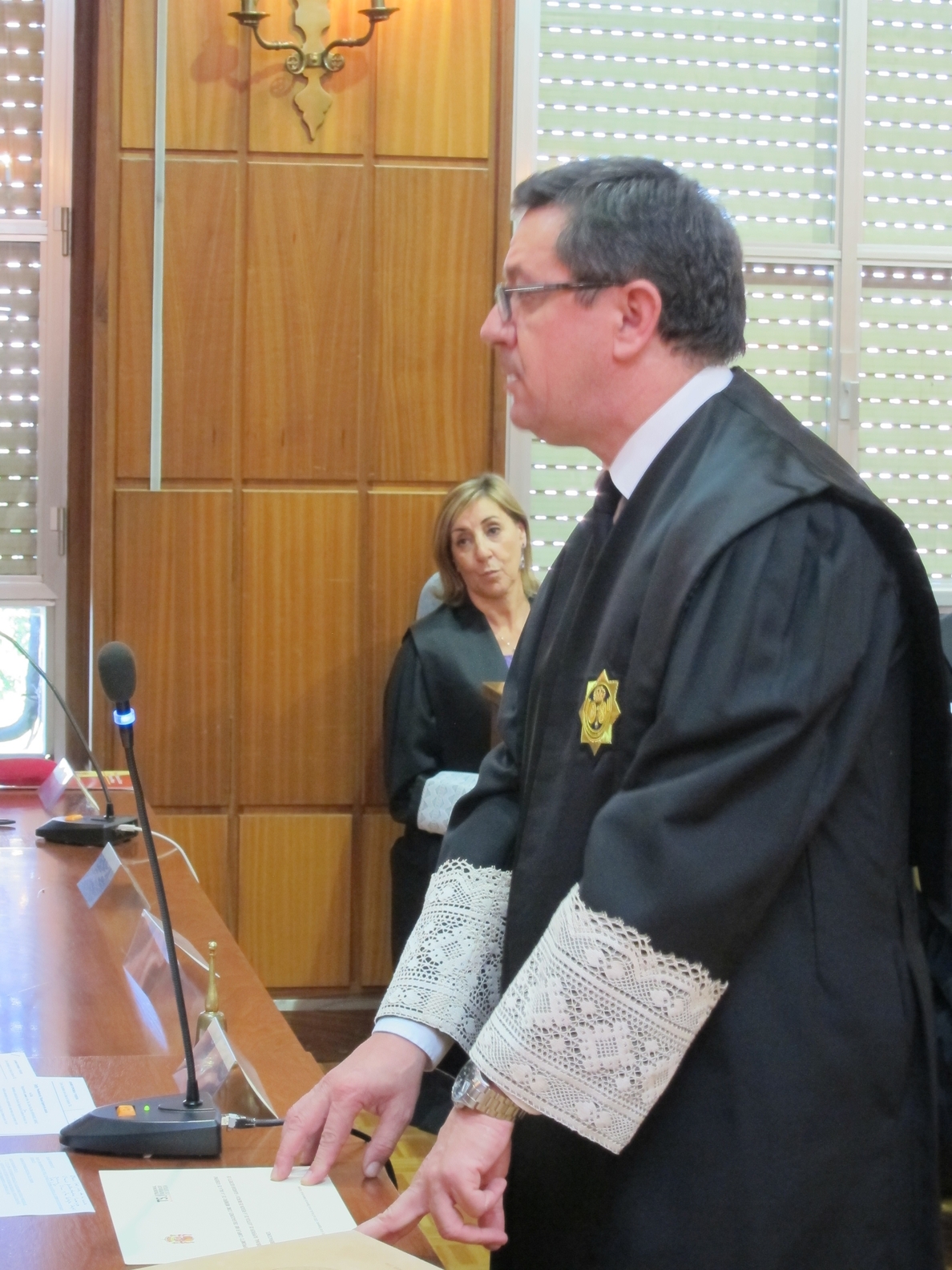 García Rivas toma posesión como secretario del TSJ de Murcia con el reto principal de acercar la Justicia al ciudadano