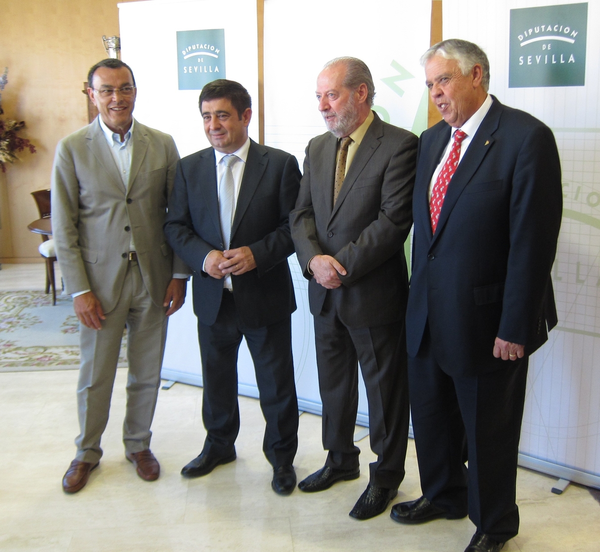 Las diputaciones de Sevilla, Huelva, Jaén y Badajoz se unen en defensa del mundo rural ante el nuevo marco del Feder