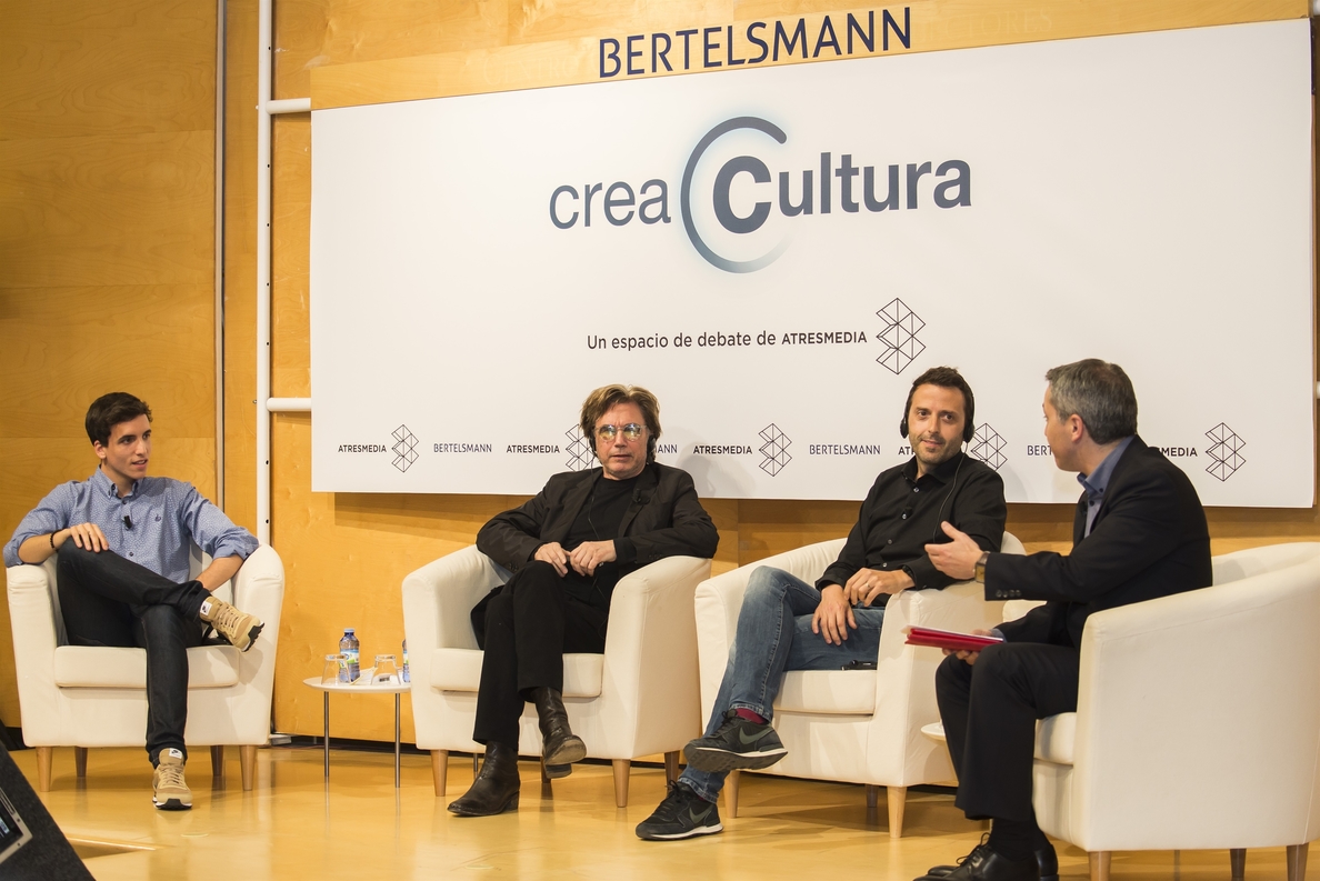 Xuso Jones, Oriol Bonet y Jean-Michel Jarre debaten sobre el negocio de la música en el Foro creaCultura de Atresmedia