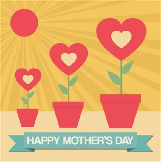 Algunas imágenes para felicitar con arte el Día de la Madre a través de Whatsapp