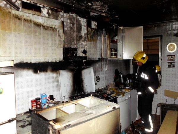 Extinguido un incendio en la cocina de una vivienda de Molina de Aragón (Guadalajara)