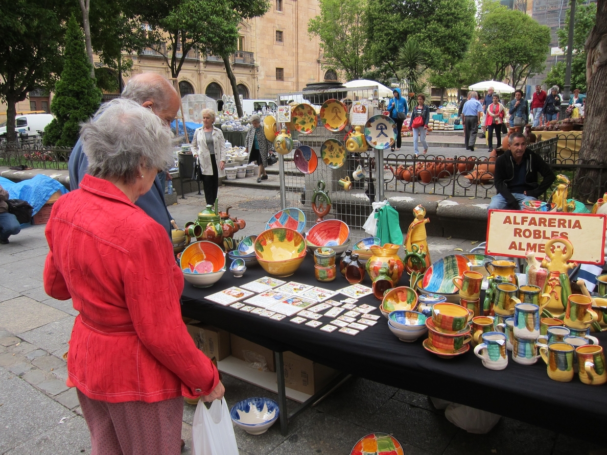 Una treintena de alfareros participa hasta el lunes en la Feria de Artesanía de Salamanca