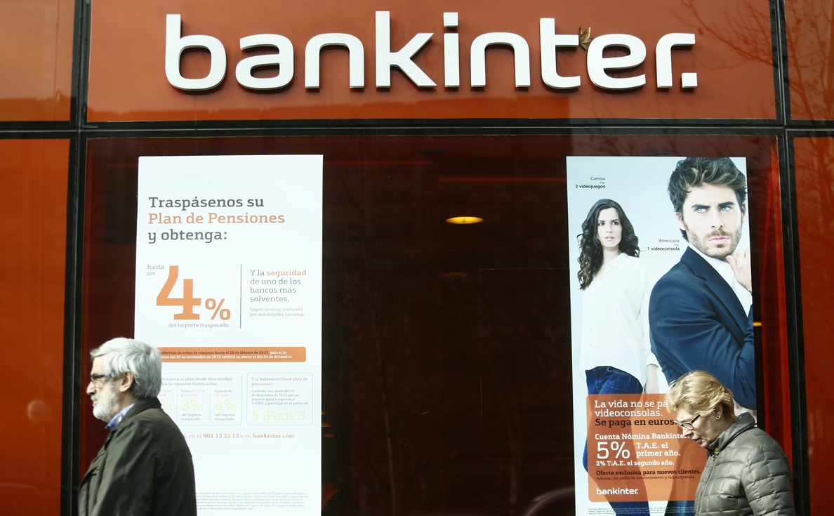 Bankinter repartirá el próximo 27 de junio un dividendo de 0,048 euros por acción