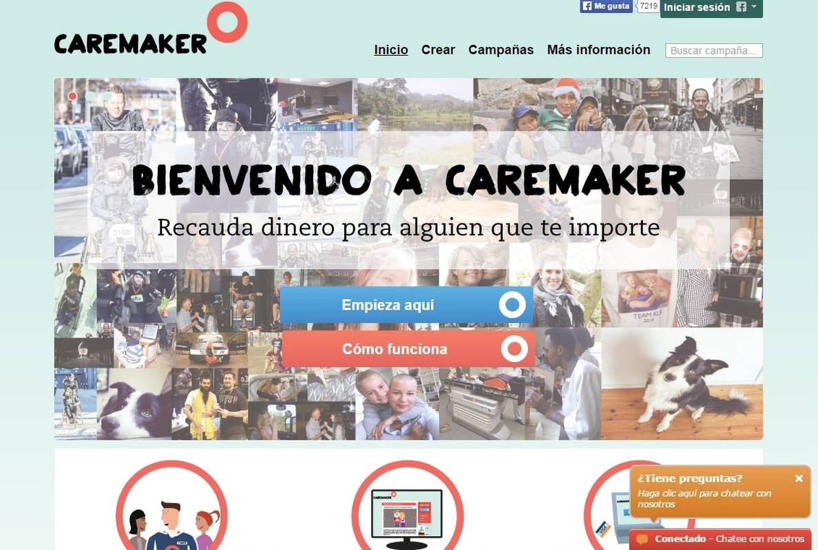 Lanzan en España una plataforma para recaudar fondos para causas personales