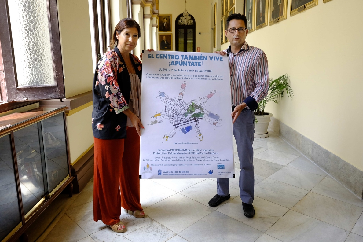 El Ayuntamiento de Málaga organiza un encuentro participativo con ciudadanos para tratar el Pepri Centro