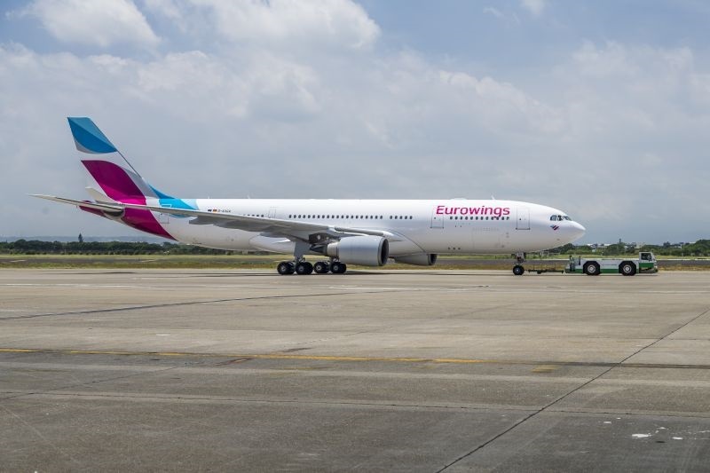 El primer A330-200 con los colores de Eurowings llegará hoy a Hamburgo