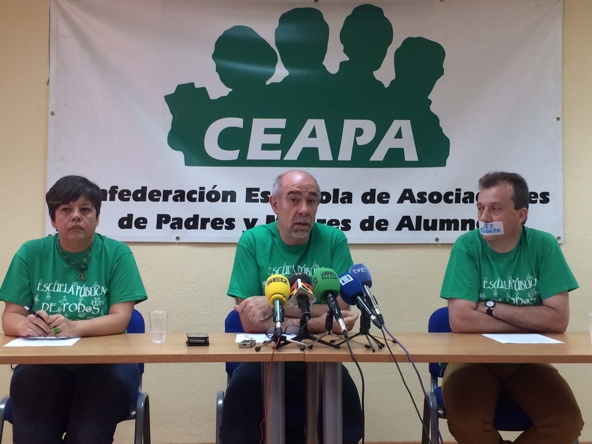 CEAPA exige a las comunidades autónomas que consensúen el grado de aplicación de la LOMCE