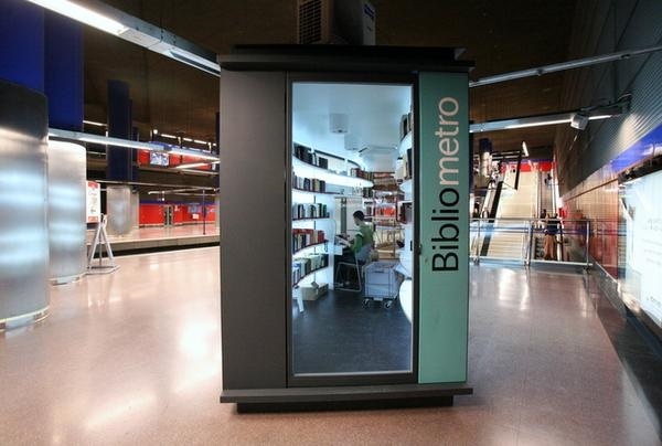 Los Bibliometros ofrecen más de 95.000 ejemplares de 1.500 títulos en 12 estaciones de Metro