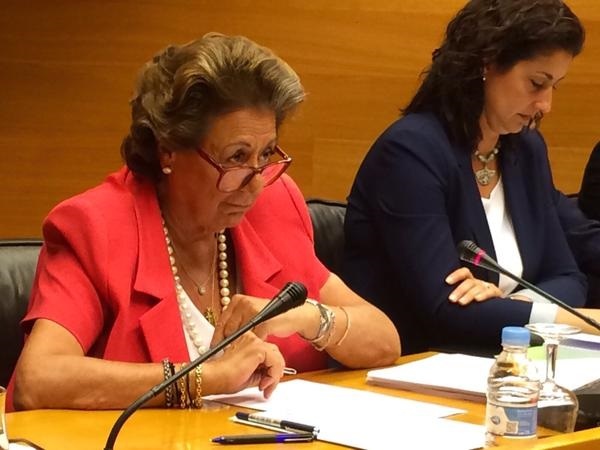 TSJCV tramita una denuncia del PSPV contra Rita Barberá por mantener simbolos franquistas