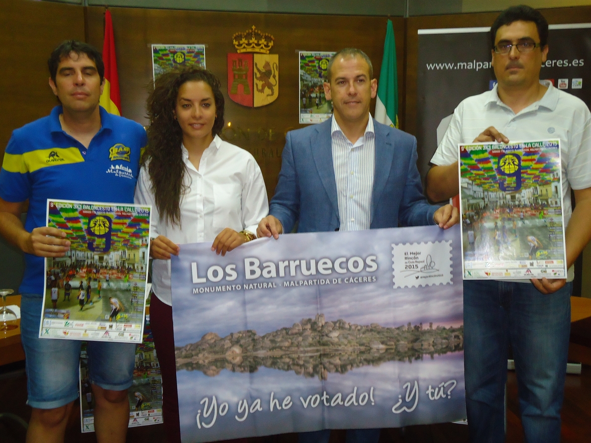 Malpartida de Cáceres celebra la novena edición del »3×3 Baloncesto en la Calle»