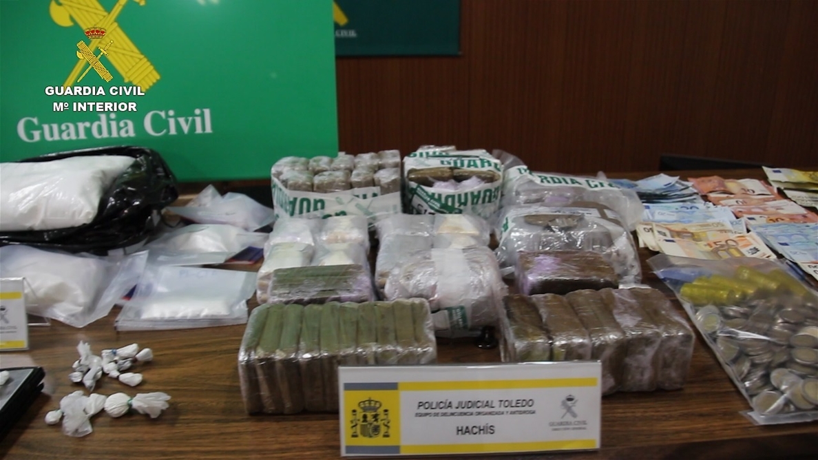 La Guardia Civil detiene a 33 personas pertenecientes una organización dedicada a la distribución de cocaína