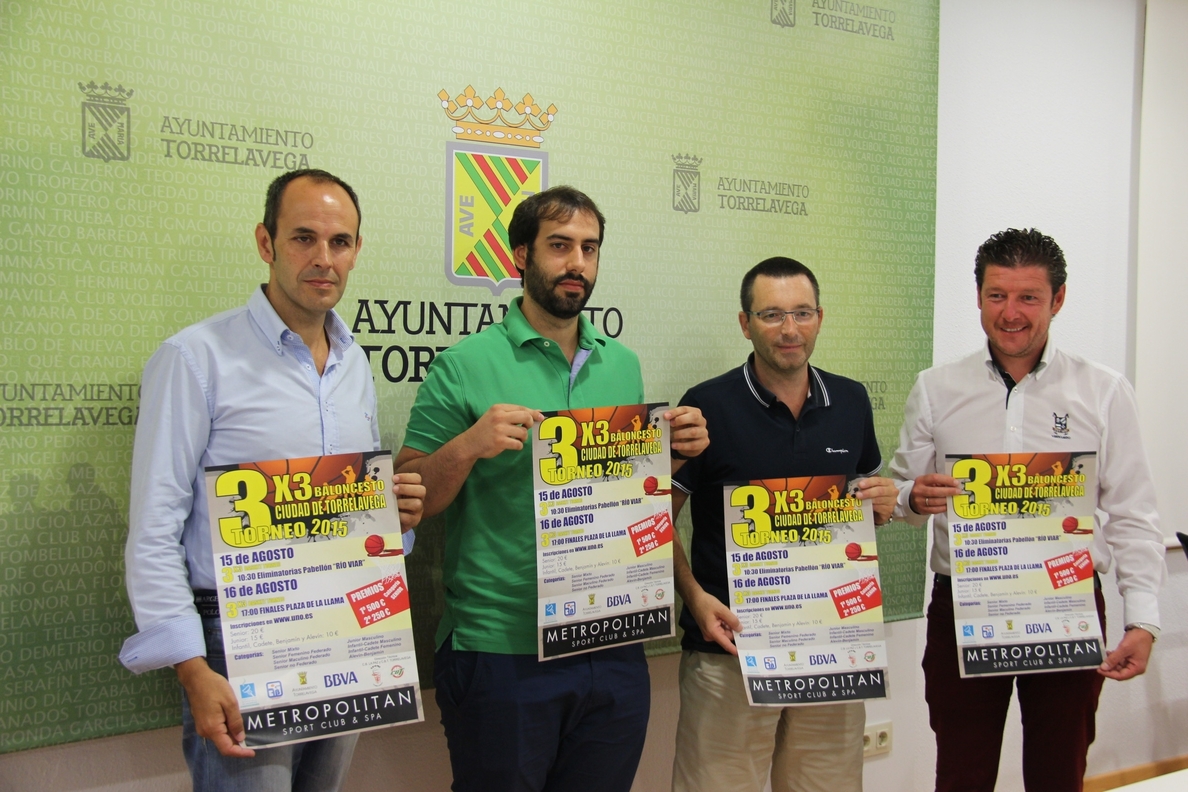 El torneo 3×3 de baloncesto »Ciudad de Torrelavega» se celebrará en Fiestas de la Patrona