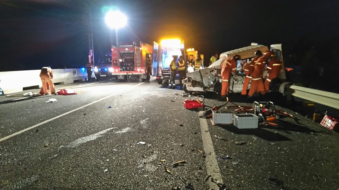 Imputado un conductor por el accidente en la N-332 en Cullera (Valencia) que se saldó con dos fallecidos el sábado