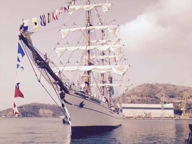 El buque escuela mexicano »Cuauhtémoc» escala en Cartagena hasta el viernes y permitirá visitas a bordo