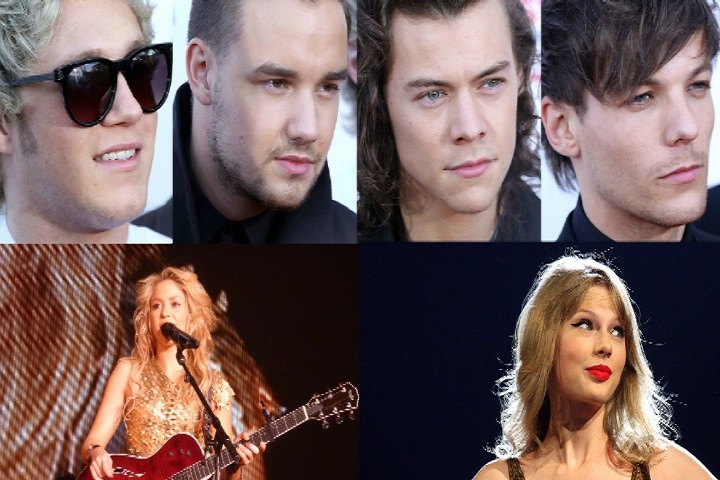 One Direction, Ed Sheeran, Taylor Swift o Shakira en el Libro Guinness de los Récords