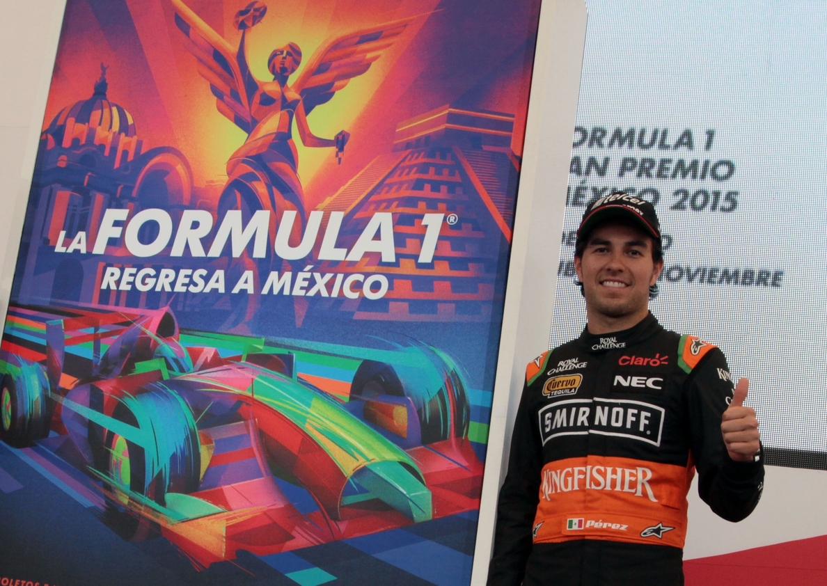 El mexicano Sergio Pérez seguirá en Force India en 2016