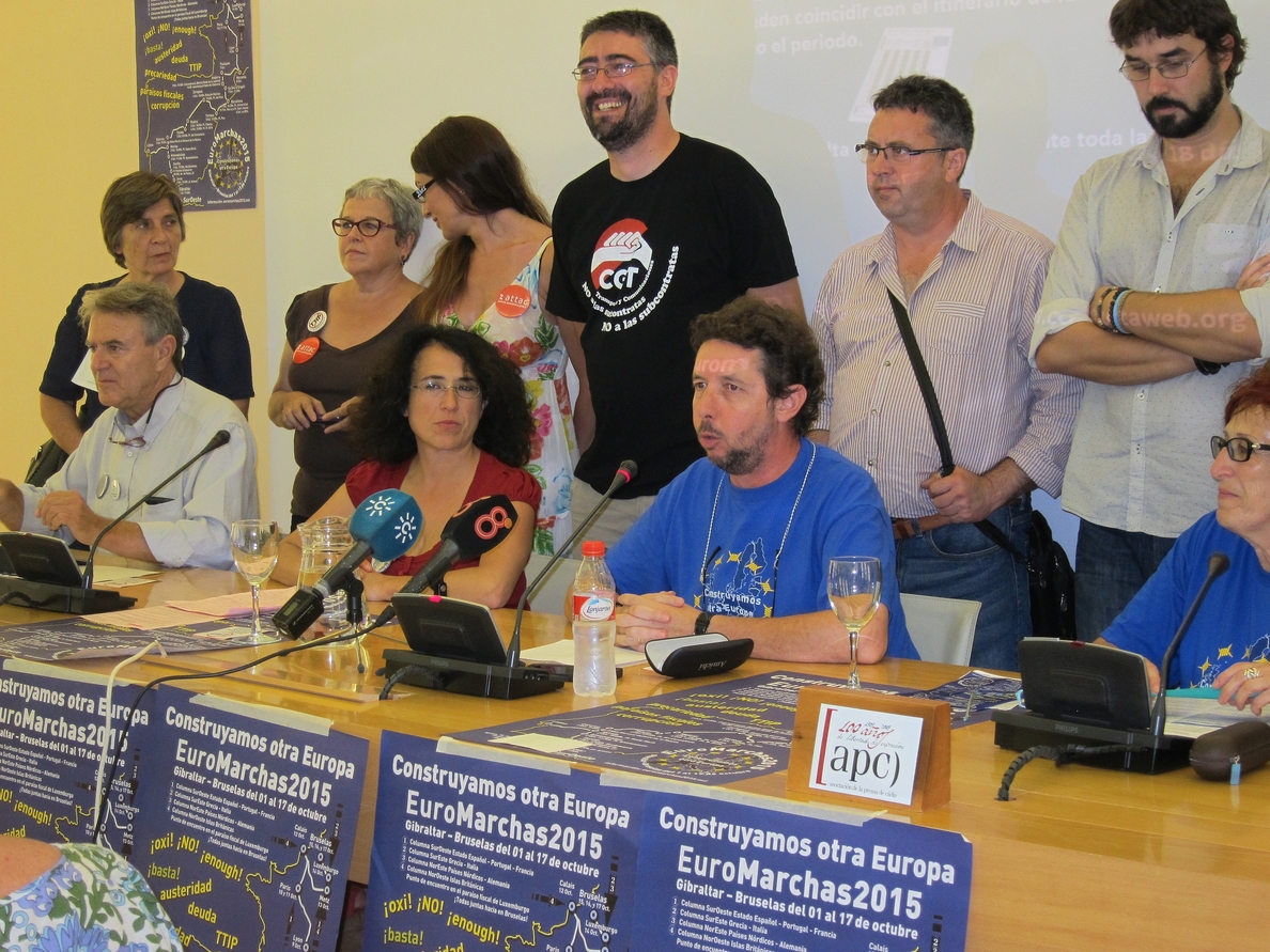La EuroMarcha 2015 echa a andar este jueves sin permiso del Gobierno gibraltareño para salir desde el Peñón