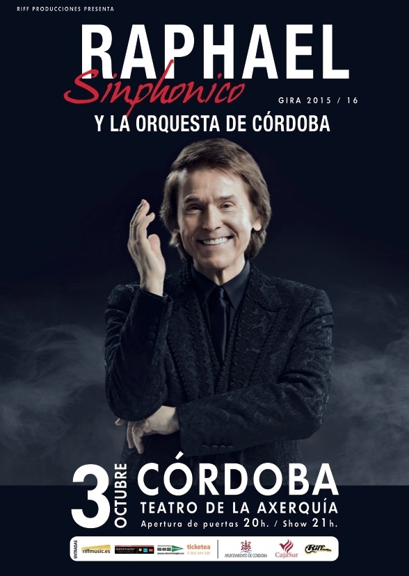 Raphael actuará este sábado junto con la Orquesta de Córdoba
