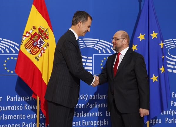 Felipe VI insta a la UE a contar con una España «unida y orgullosa de su diversidad»