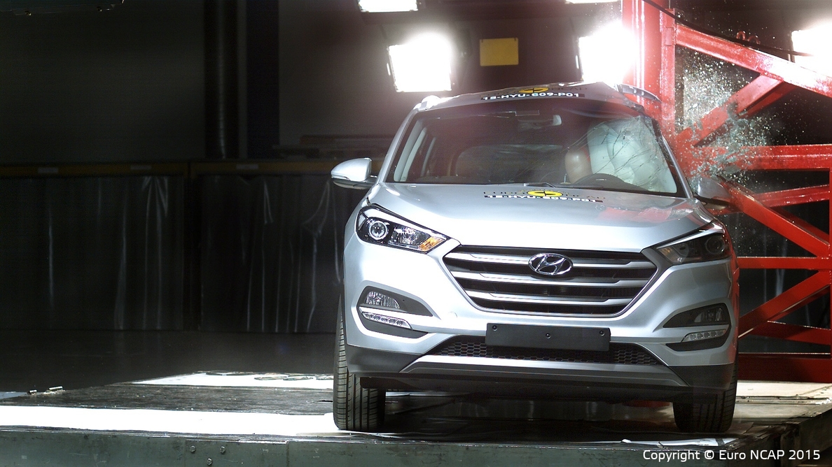 El Hyundai Tucson logra 5 estrellas Euro NCAP