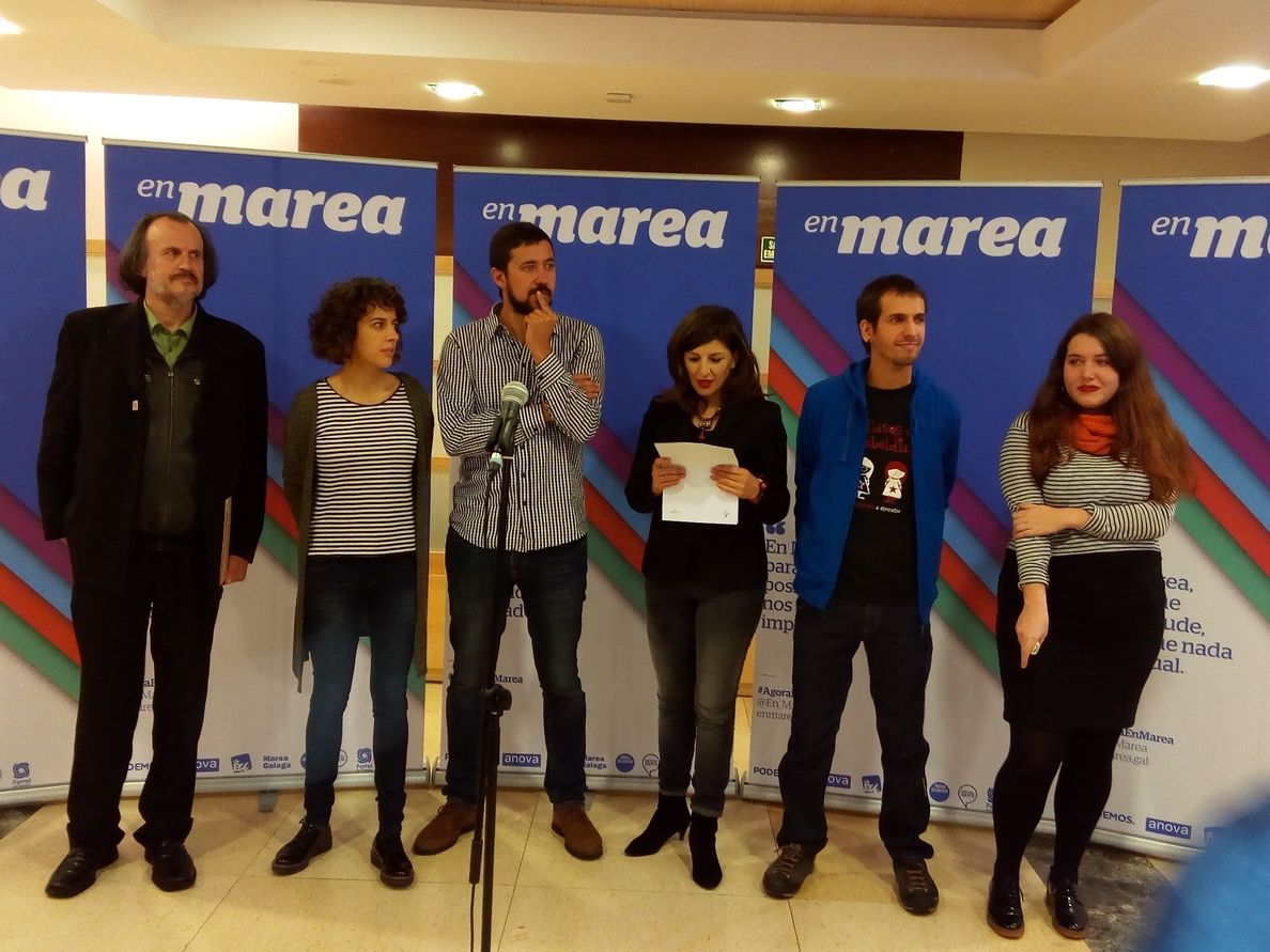 »En Marea» se erige en la «única candidatura» que «derrotará» a Rajoy y a Feijóo en Galicia