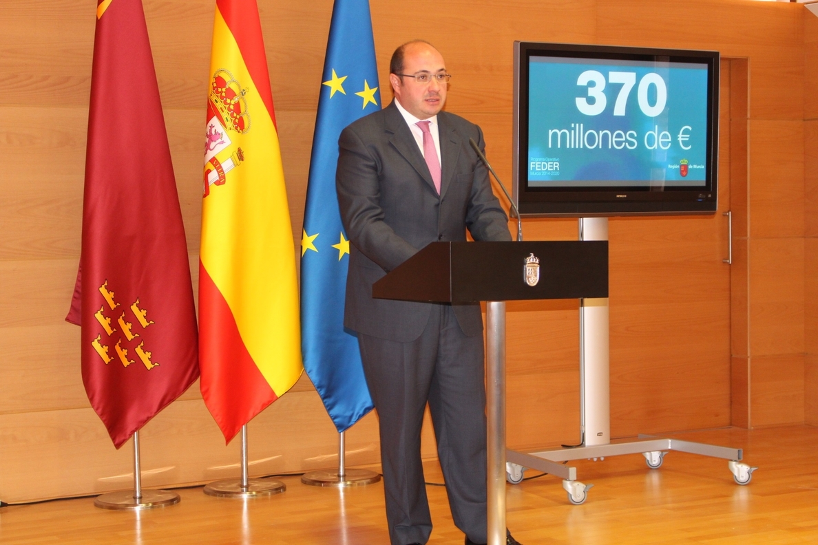 Pedro Antonio Sánchez: «Europa ha sido clave en el desarrollo de la Región de Murcia y lo seguirá siendo»